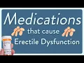 Medications that cause erectile dysfunction