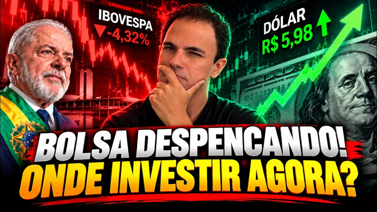 BOLSA DESABANDO! ONDE INVESTIR AGORA E COMO PROTEGER SEU DINHEIRO?