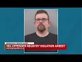 Sex offender registry violation arrest