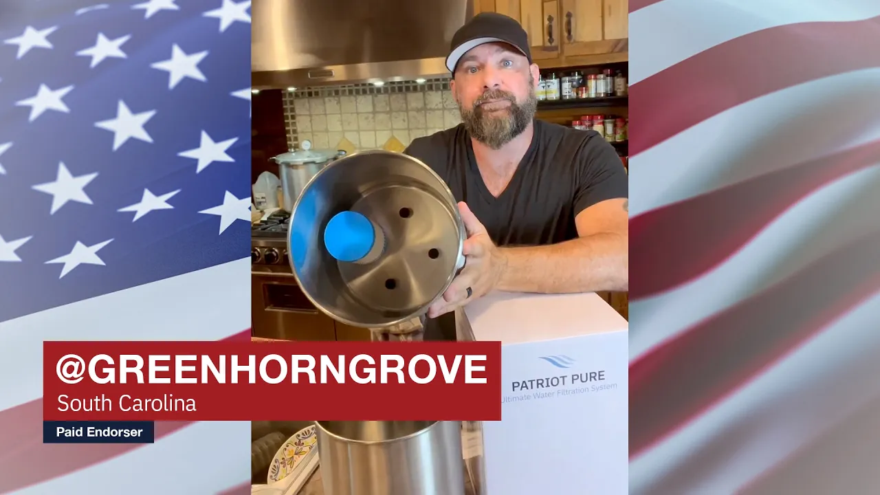 Customer review from Matthew G. on his Nanomesh Water Filters