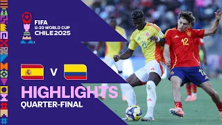 Spain vs Colombia Highlights | FIFA U-20 World Cup Chile 2025