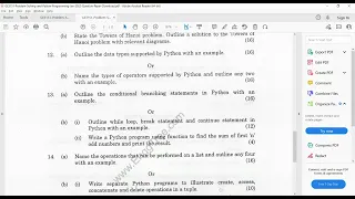 GE 3151 - Problem Solving and Python Programming
