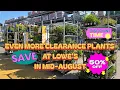 LOWE S Clearance Plants Rack Is Full In Mid-August 8a