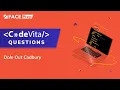 TCS CodeVita Questions and Answers Dole Out Cadbury FACE Prep