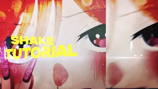 Shakes tutorial After Effects AMV Tutorial FREE PROJECT FILE