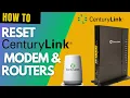 How to Reset Centurylink Modem and Routers If Forgot Login Password Zyxel C1100Z CenturlyLink