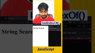 LastIndexof Method In Javascript