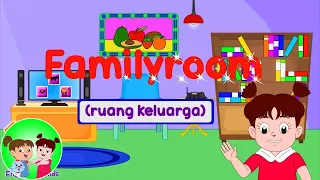Mengenal Benda di Ruang Keluarga Diva dalam Bahasa Inggris | Kartun Anak Channel