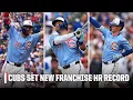 CHICAGO FIREWORKS Cubs LIGHT UP Cards with record EIGHT home runs on July 4th MLB on ESPN