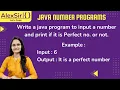 Program to print whether the number is perfect number in Java ICSE 9 AND 10