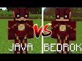 Download Lagu Flash in Fisk Superheroes - Minecraft BEDROCK vs Minecraft JAVA