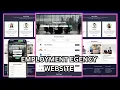 How To Build Employment Agency Website using HTML CSS JavaScript