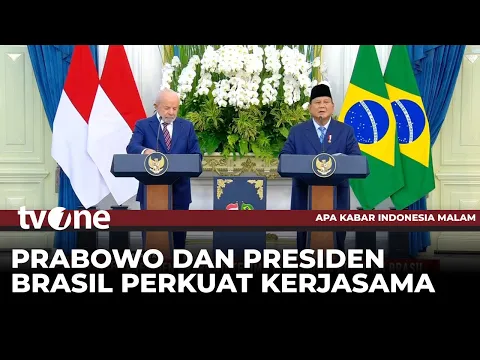 Momen Prabowo Terima Kunjungan Presiden Brasil
