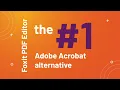Foxit PDF Editor vs Adobe Acrobat