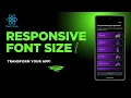 Make Font Size Responsive in React Native iOS Android No More UI Breaks