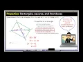 Special parallelograms squares rectangles and rhombuses