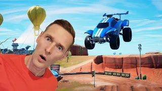 Fortnite gameplay LIVE Stream with Rocket League cars