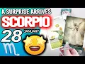 Scorpio A SURPRISE ARRIVES horoscope for today JANUARY 28 2026 tarot JANUARY