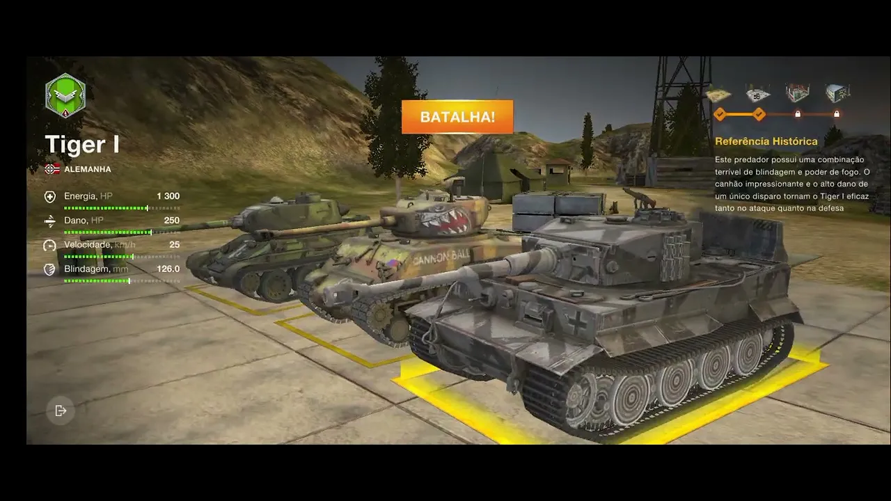 Jogando WORD OF TANK