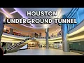 Houston Texas Downtown Underground Tunnel walking tour USA