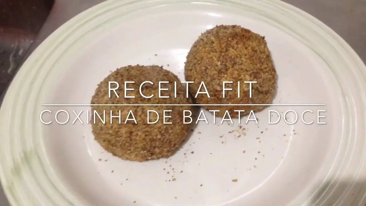 RECEITA FIT! COXINHA DE BATATA DOCE #DANYNACOZINHA