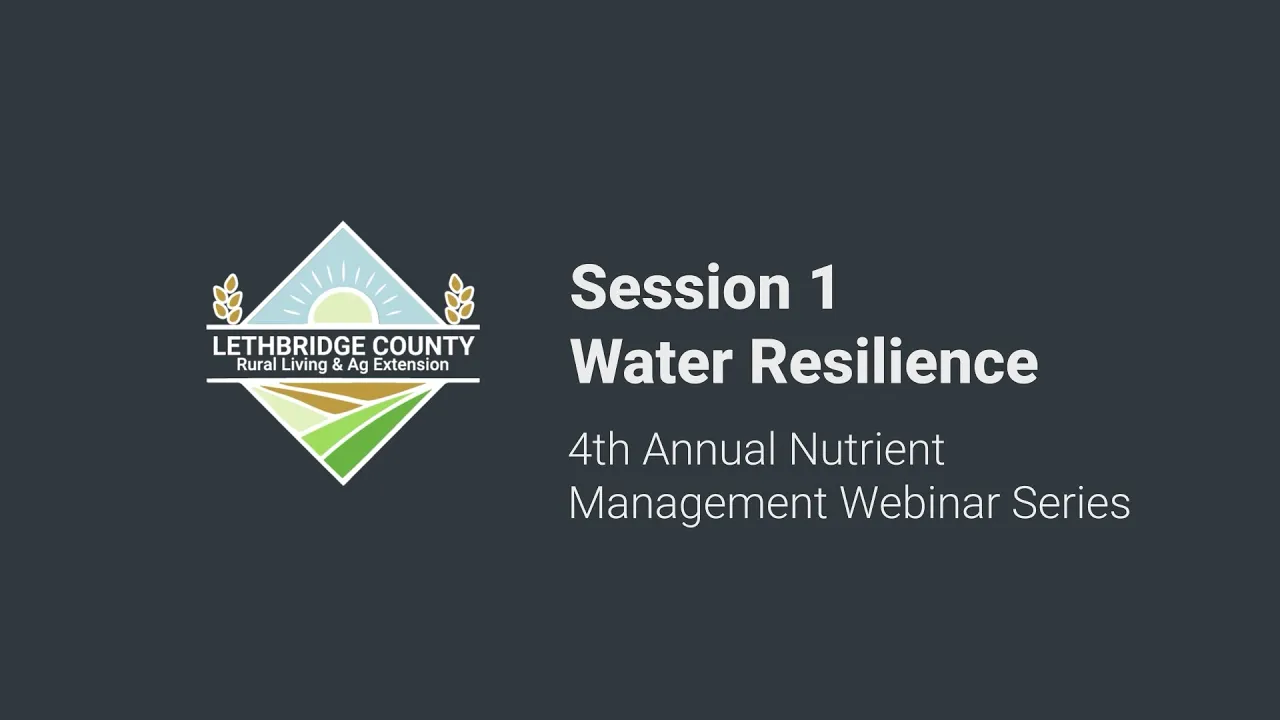 NMW2025 | Session 1: Water Resilience #nutrientmanagement #agriculturalinnovation