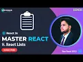 React Lists Rendering ReactJs Tutorial in Hindi 2023
