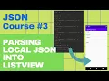 Parsing JSON from Local to ListView - JSON COURSE