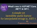 A Simple Yet Useful Feature For Interpolated Strings In NET 7 Newlines In String Interpolations