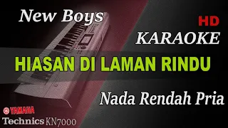 Download NEW BOYZ - HIASAN DI LAMAN RINDU ( NADA RENDAH PRIA ) || KARAOKE MP3