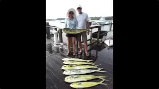 We caught 7 Dolphin Fish (mahi) in 4-6 foot seas! – May2014