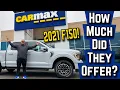 2021 Ford F150 Lariat Sport Goes To CARmax with only 17 Miles How much Did Sam Get