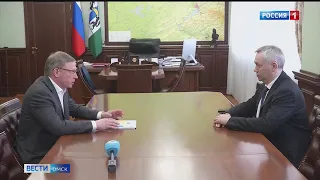 Губернатор Александр Бурков отправился с деловым визитом в Казахстан