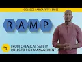 From Chemical Safety Rules to Risk Management ACS College Safety