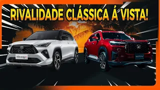 🔥 TOYOTA E HONDA RETOMAM A CLÁSSICA RIVALIDADE COM YARIS CROSS x WR-V EM 2025!! VAI PEGAR FOGO !!🔥