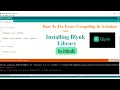 Fix Errors Compiling In Arduino And Installing Blynk Library For Iot in Hindi English