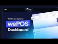 wePOS Dashboard Overview Monitor Sales Orders Inventory Store Performance