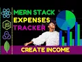 mern stack tutorial project for beginners Create Income Controller
