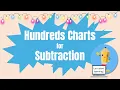 Use a hundreds chart to subtract
