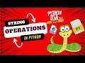 String Operations and Methods Understanding the Basics Python DSA