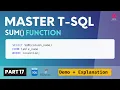 17 Transact-SQL SUM Function How to Calculate SUM in T-SQL SQL SERVER DEMO