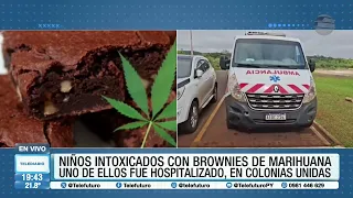 Niños intoxicados con brownies de marihuana
