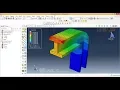 Abaqus Tutorial s - Stress Analysis of 3D Solid Sweep Part in Abaqus