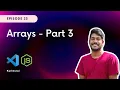 Arrays concepts Part 3 JavaScript Tamil Tutorial Part 23
