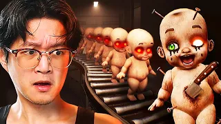 Trapped in the HAUNTED Doll Factory