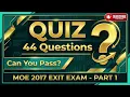 MOE 2017 Computer Science Exit Exam Review | Part 1 | 44 Most Important Questions