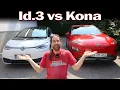 Download Lagu VW Id.3 vs Hyundai Kona Facelift - Comparison and Acceleration