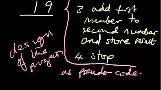 pseudo-code simple example - part 1