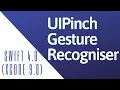 Swift 4 0 How to use UIPinchGestureRecognizer Xcode 9 0