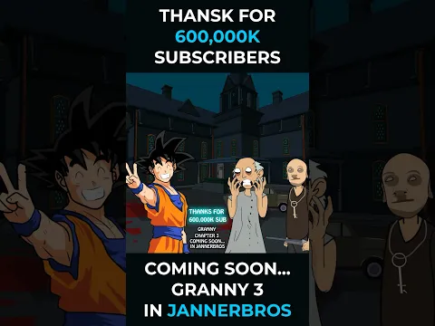 Granny Chapter 3 animation coming soon in JannerBros #granny #animation #cartoon #funny #goku